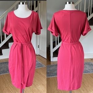 GAP Jersey Dress with Faux Wrap Skirt NWT Size Small